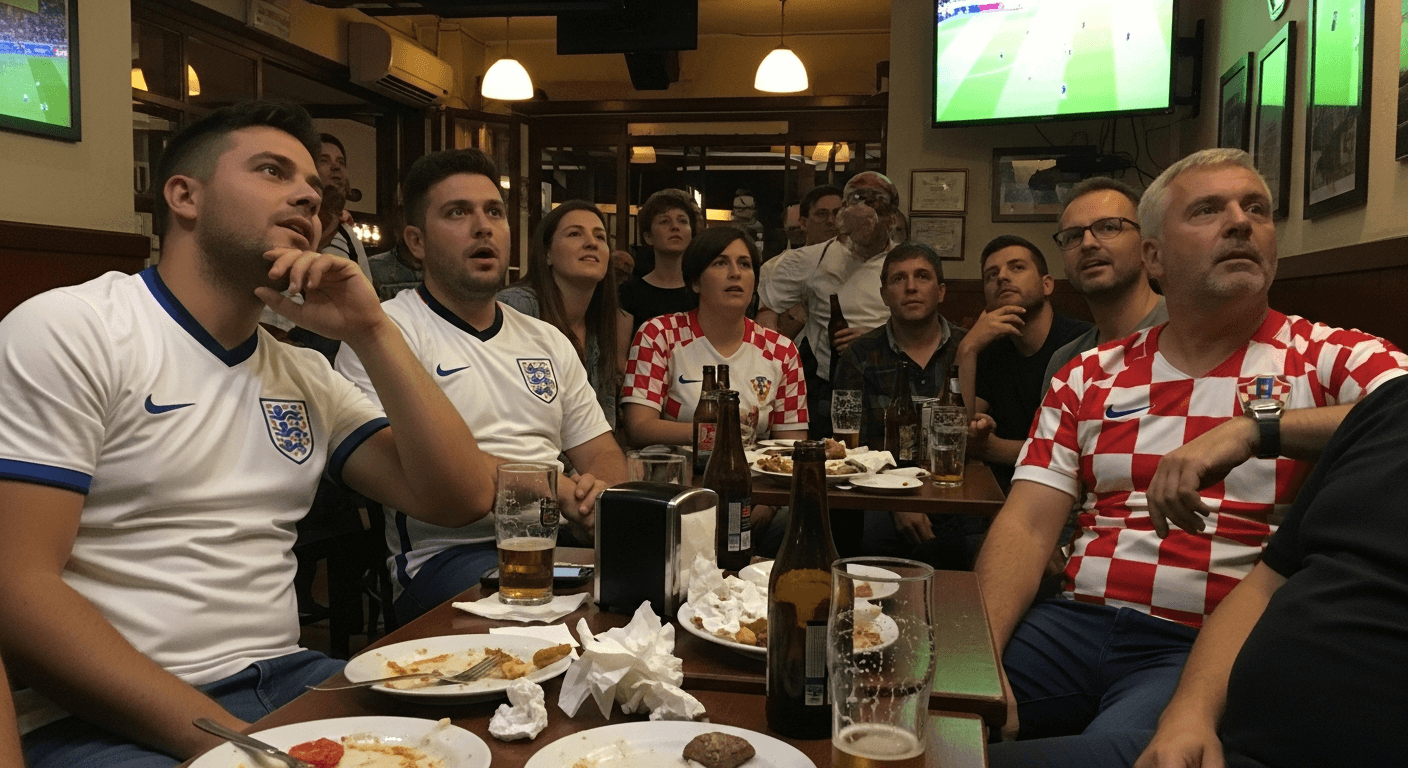 Dónde ver Inglaterra vs Croacia en Ponferrada