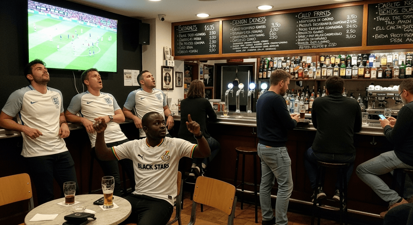Dónde ver Inglaterra vs Ghana en Madrid
