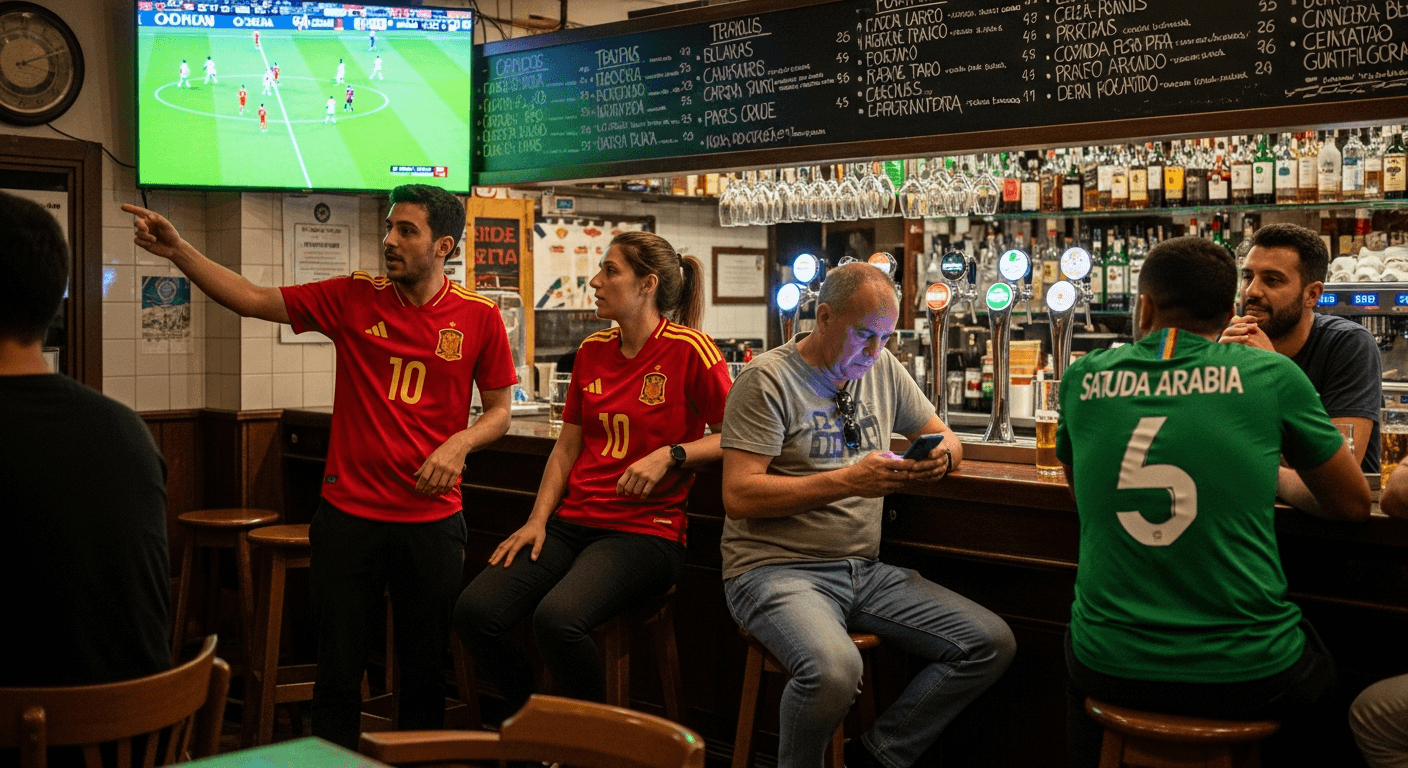 Dónde ver España vs Arabia Saudí en Madrid