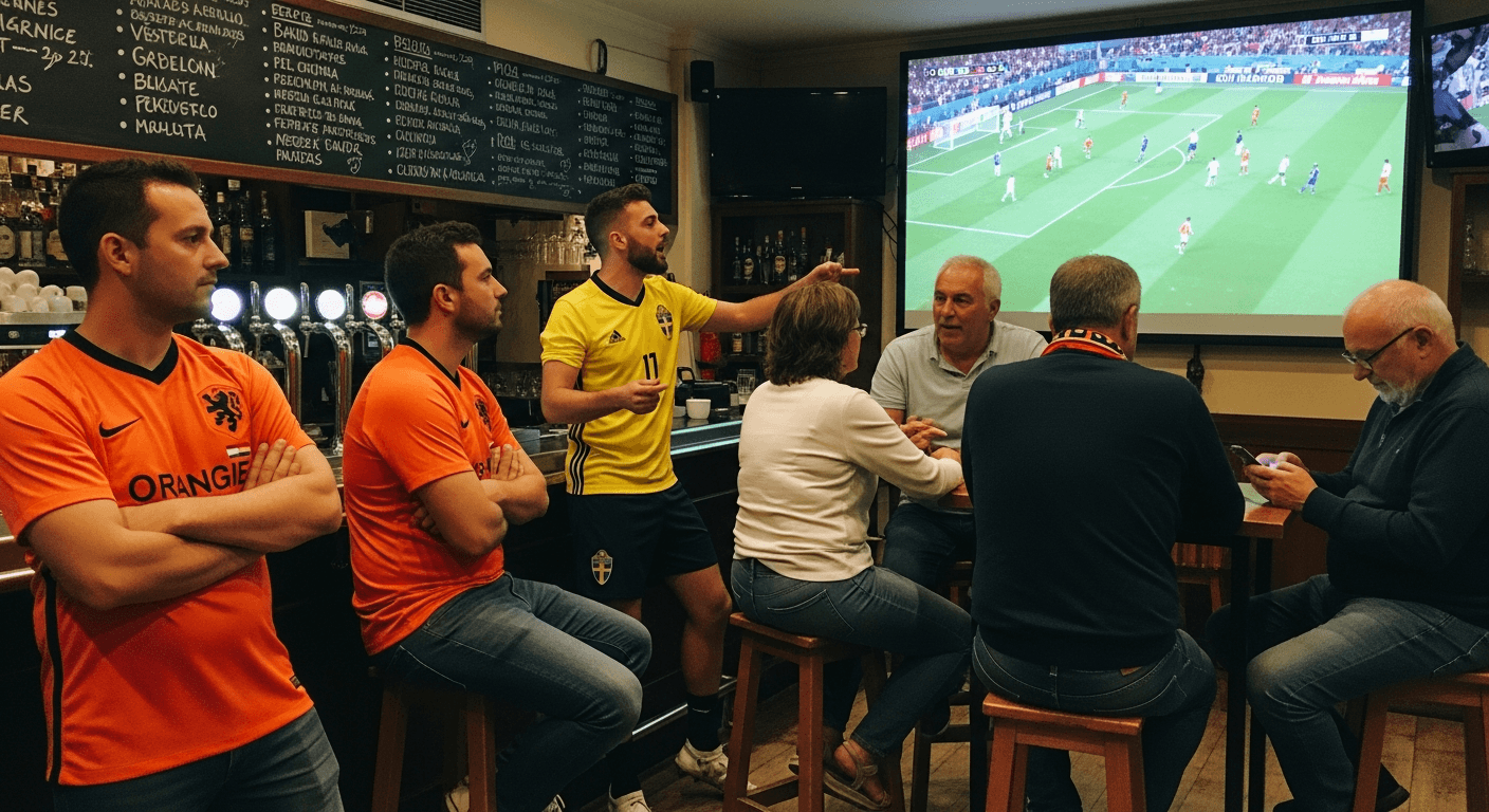 Dónde ver Países Bajos vs Suecia en Madrid