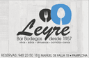 Bar BODEGA LEYRE en Pamplona